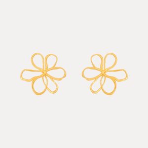 Petite Floral Thread Earrings